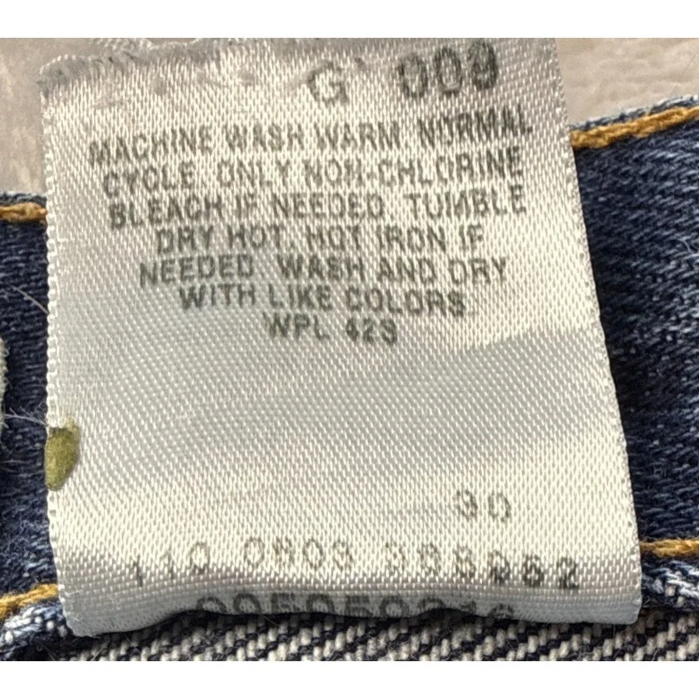 Vintage Levis 505 Jeans Men 34x36 Tag Regular Fit Straight 100% Cotton Y2K
